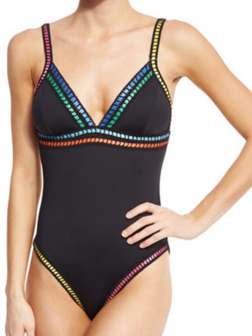 La Blanca Threading Along One Piece Swimsuit 12